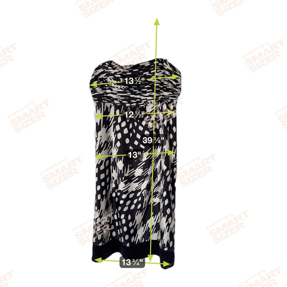 Ted Baker Black and White Patterned Dress